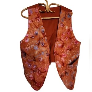 Vintage Brown tiedye vest